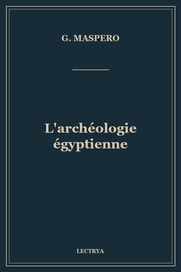 L'archéologie égyptienne