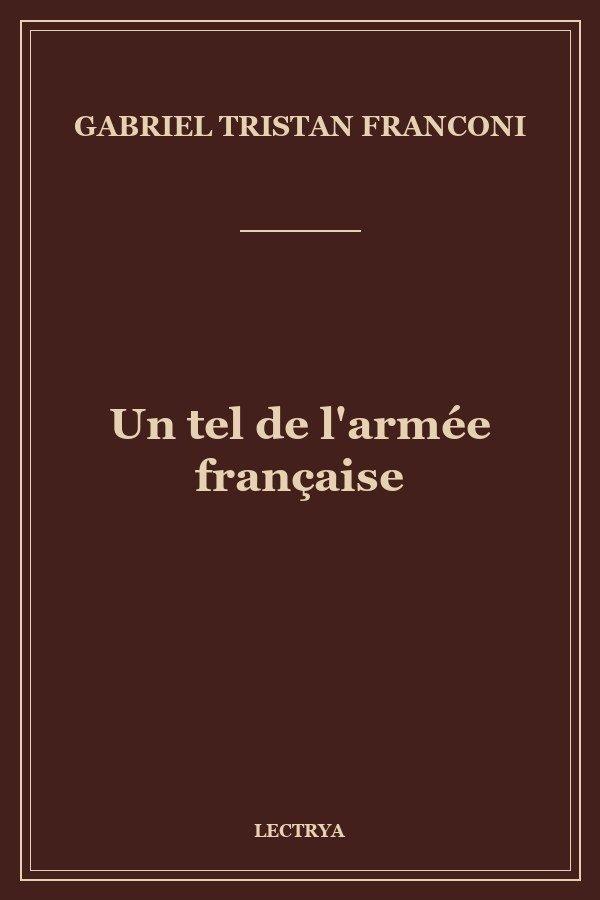 Un tel de l'armée française
