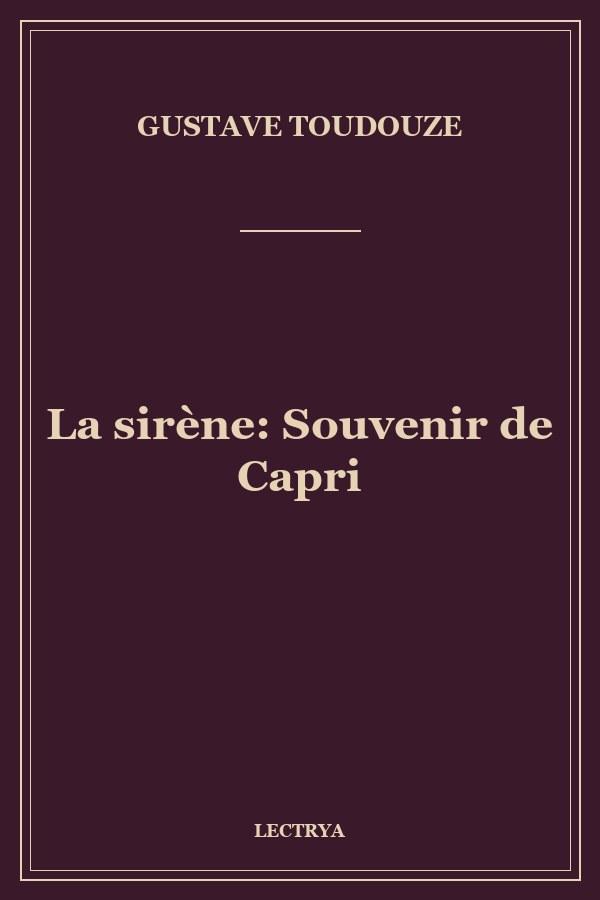 La sirène: Souvenir de Capri