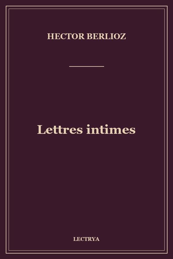 Lettres intimes