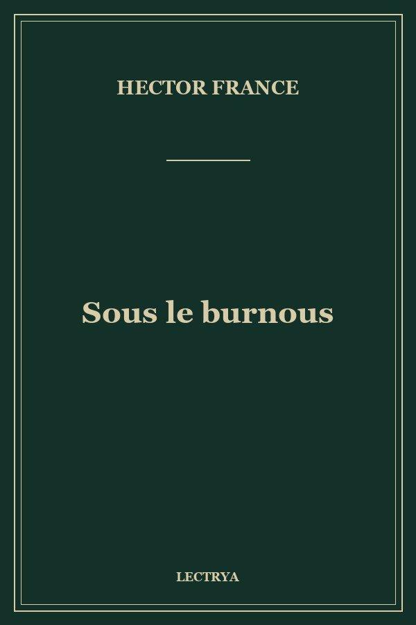 Sous le burnous