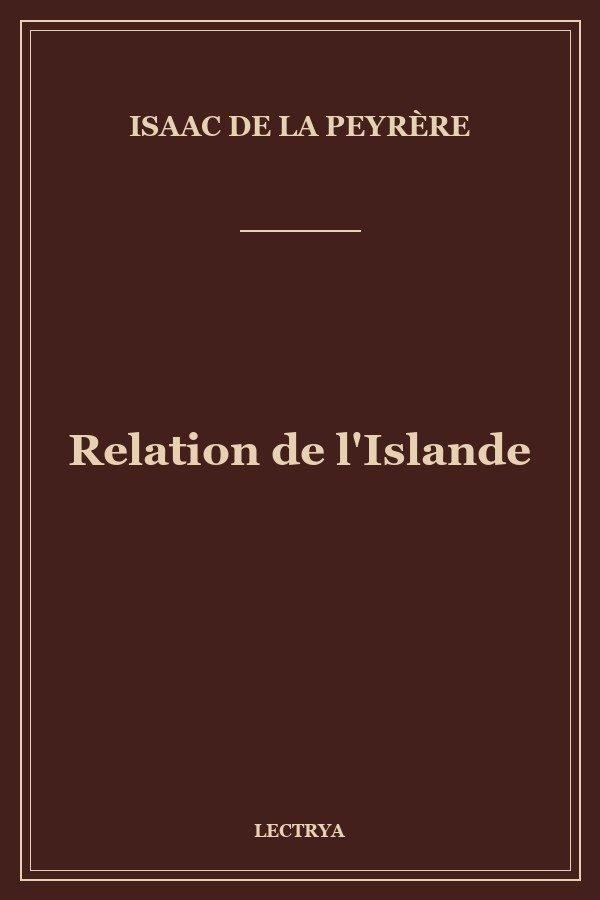 Relation de l'Islande