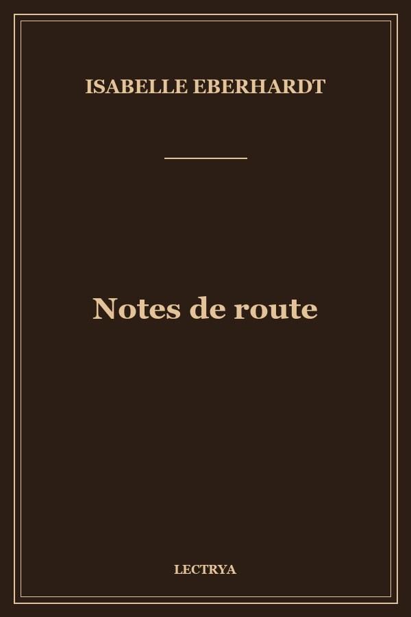Notes de route