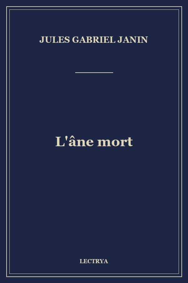 L'âne mort