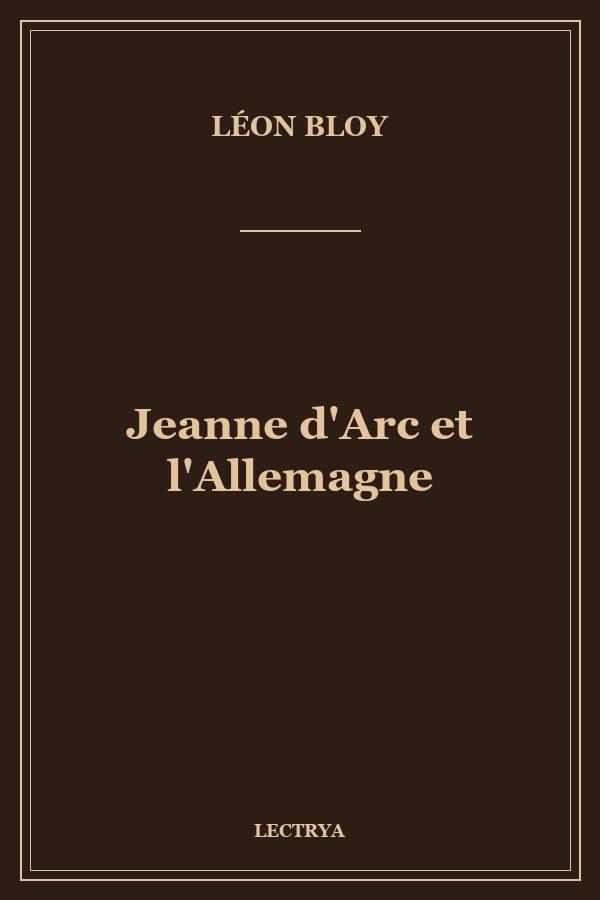 Jeanne d'Arc et l'Allemagne
