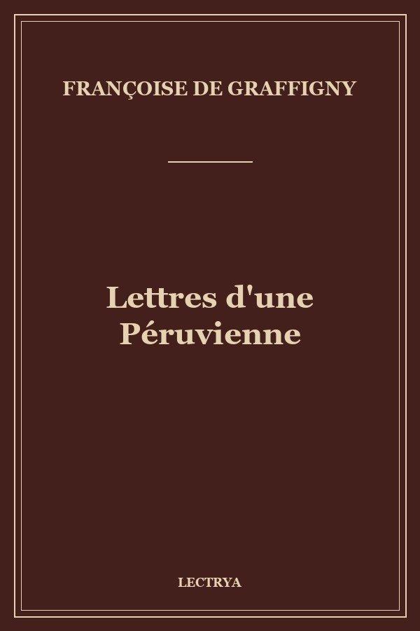 Couverture de Lettres d'une Péruvienne