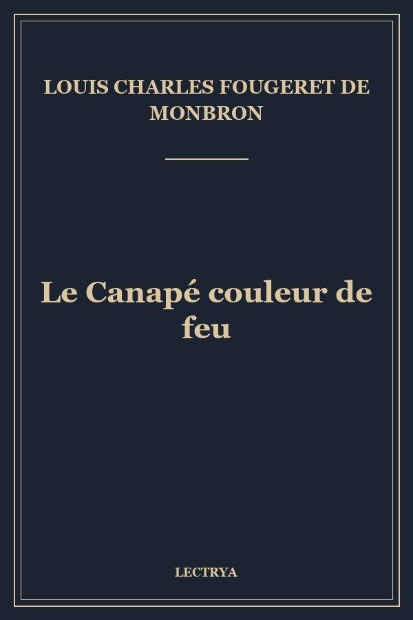 Le Canapé couleur de feu