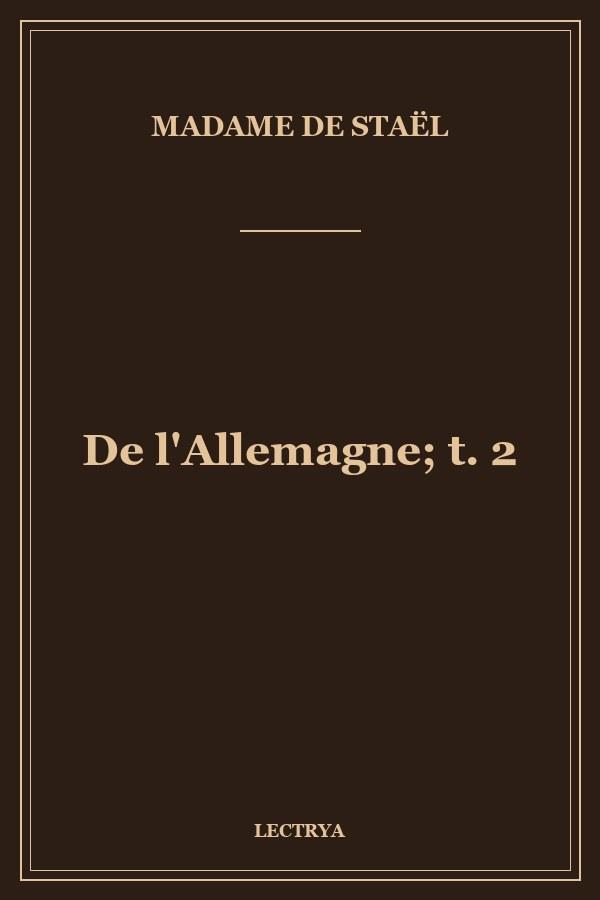 De l'Allemagne; t. 2
