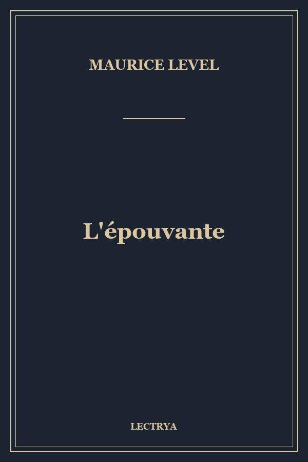 L'épouvante
