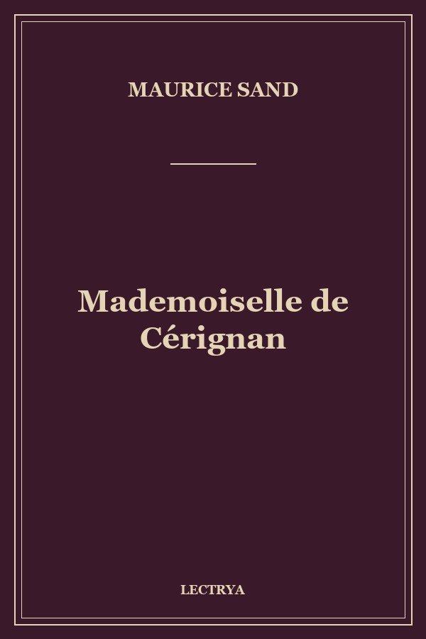 Mademoiselle de Cérignan
