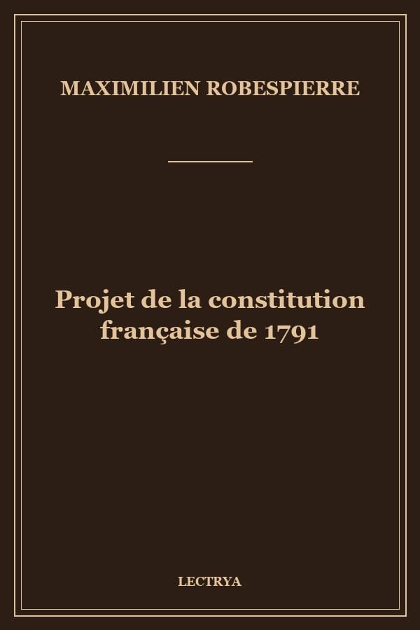 Projet de la constitution française de 1791