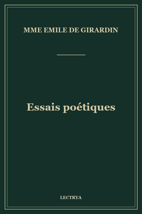 Essais poétiques
