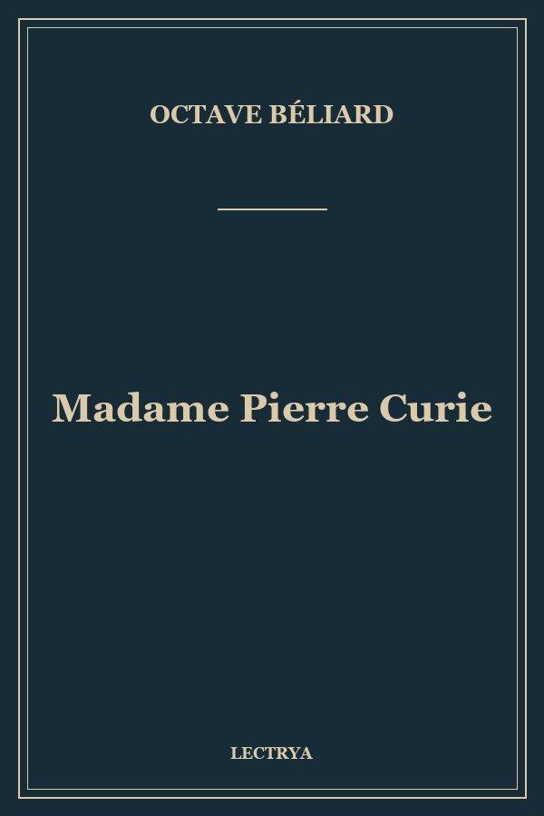 Madame Pierre Curie