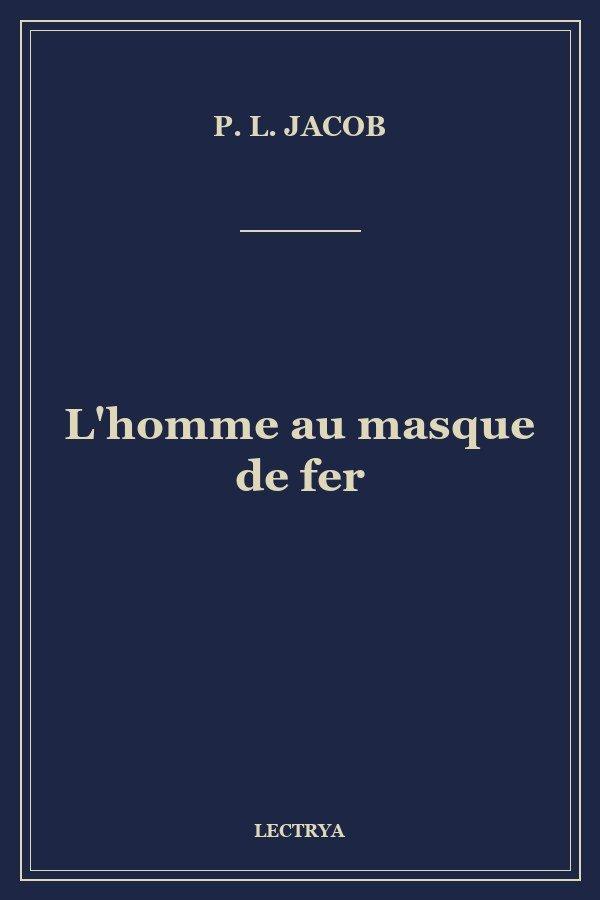L'homme au masque de fer