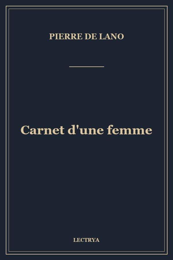 Carnet d'une femme