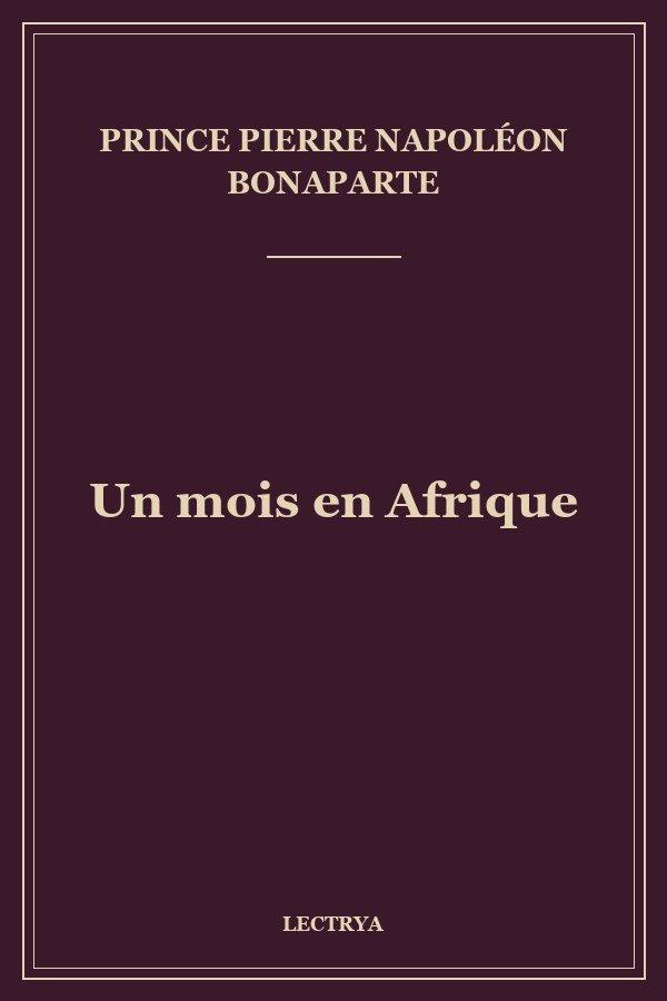 Un mois en Afrique