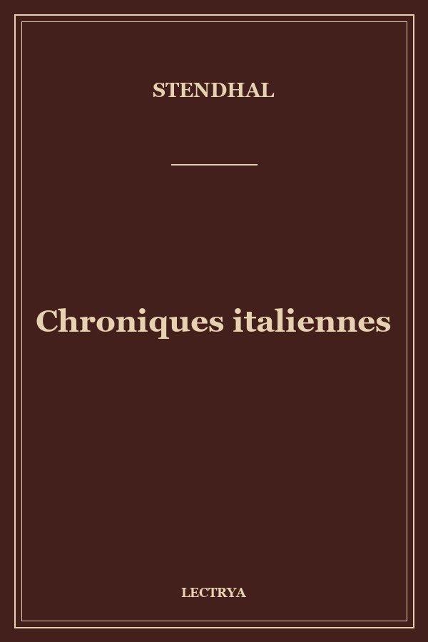 Chroniques italiennes