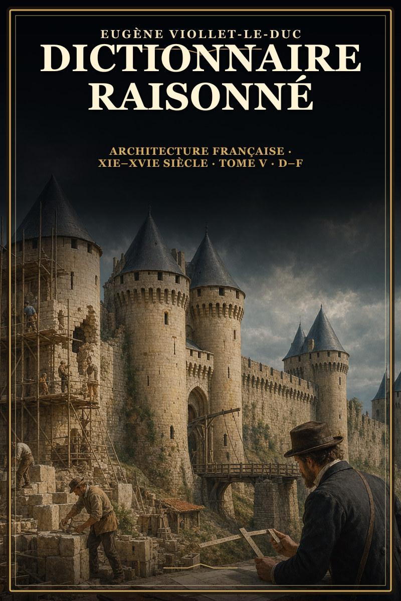 Dictionnaire raisonné de l'architecture française du XIe au XVIe siècle - Tome 5 - (D - E- F)