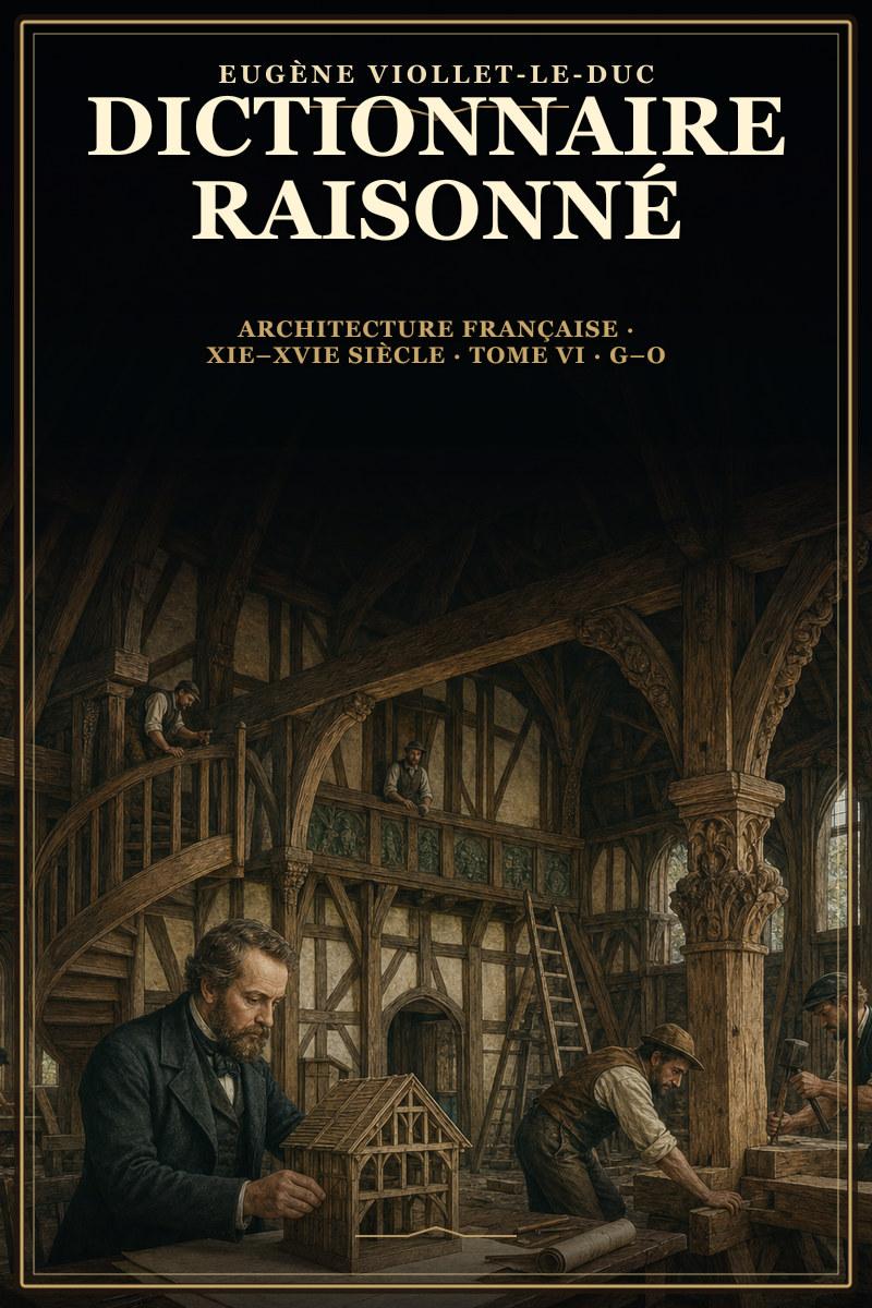 Dictionnaire raisonné de l'architecture française du XIe au XVIe siècle - Tome 6 - (G - H - I - J - K - L - M - N - O)