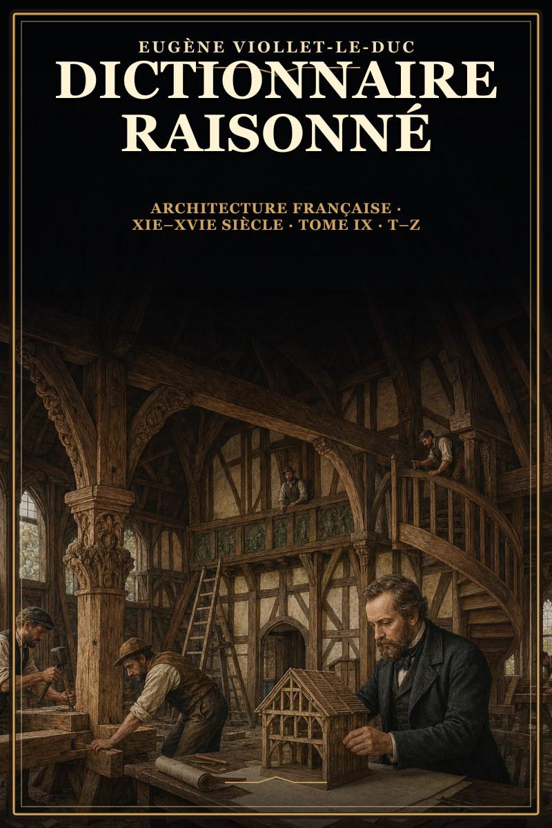 Dictionnaire raisonné de l'architecture française du XIe au XVIe siècle - Tome 9 - (T - U - V - Y - Z)