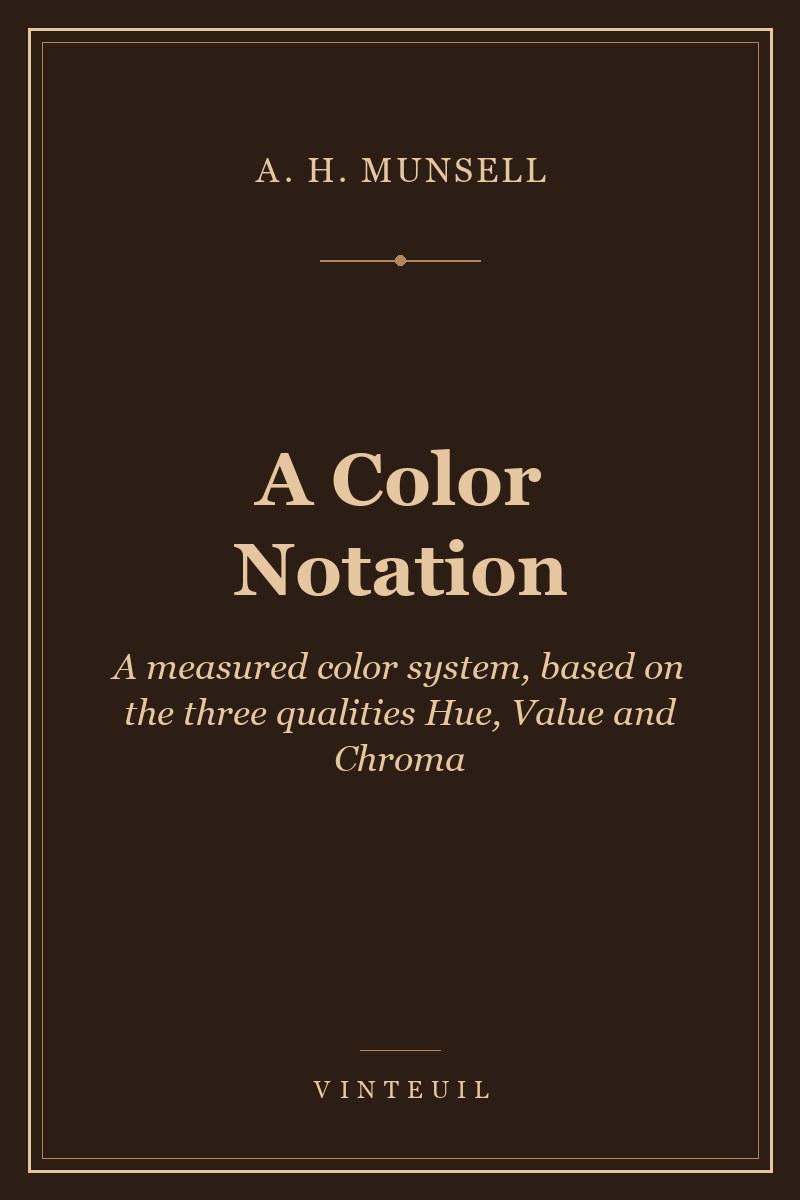 A Color Notation cover