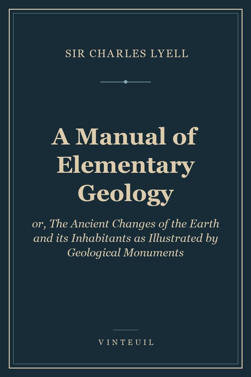 A Manual of Elementary Geology cover