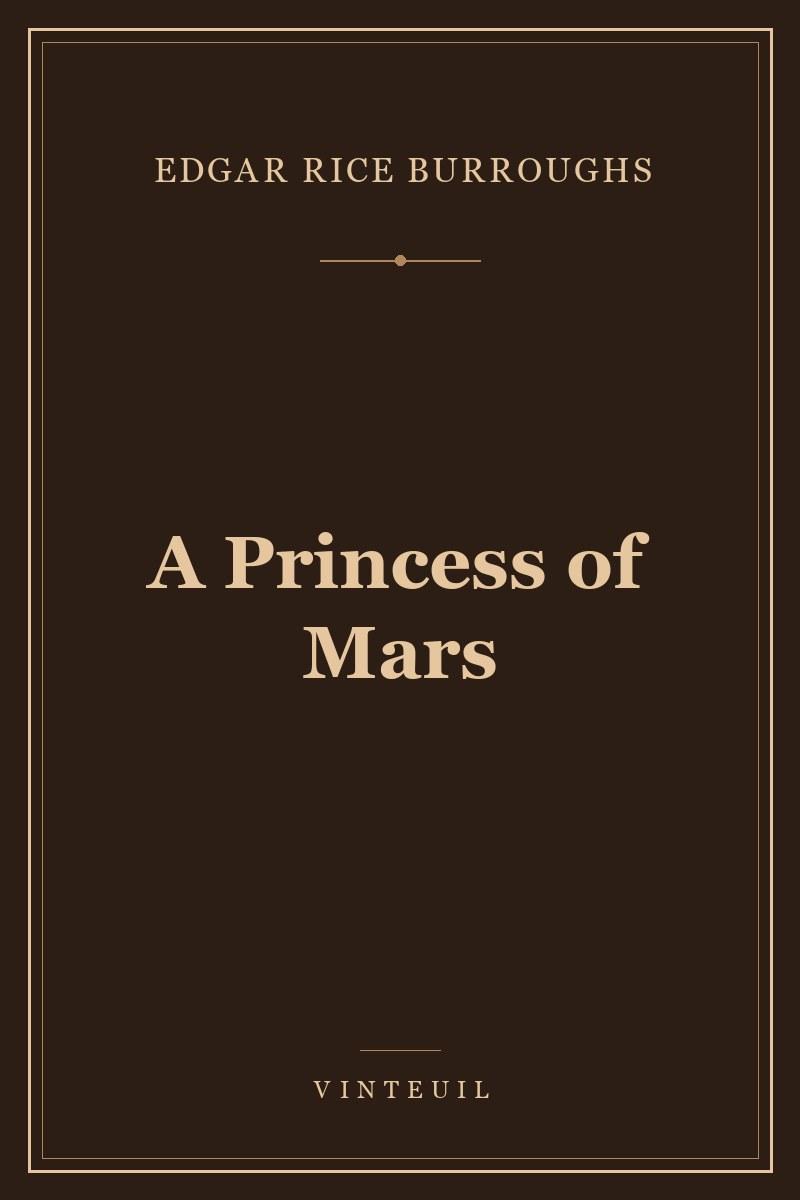 A Princess of Mars cover