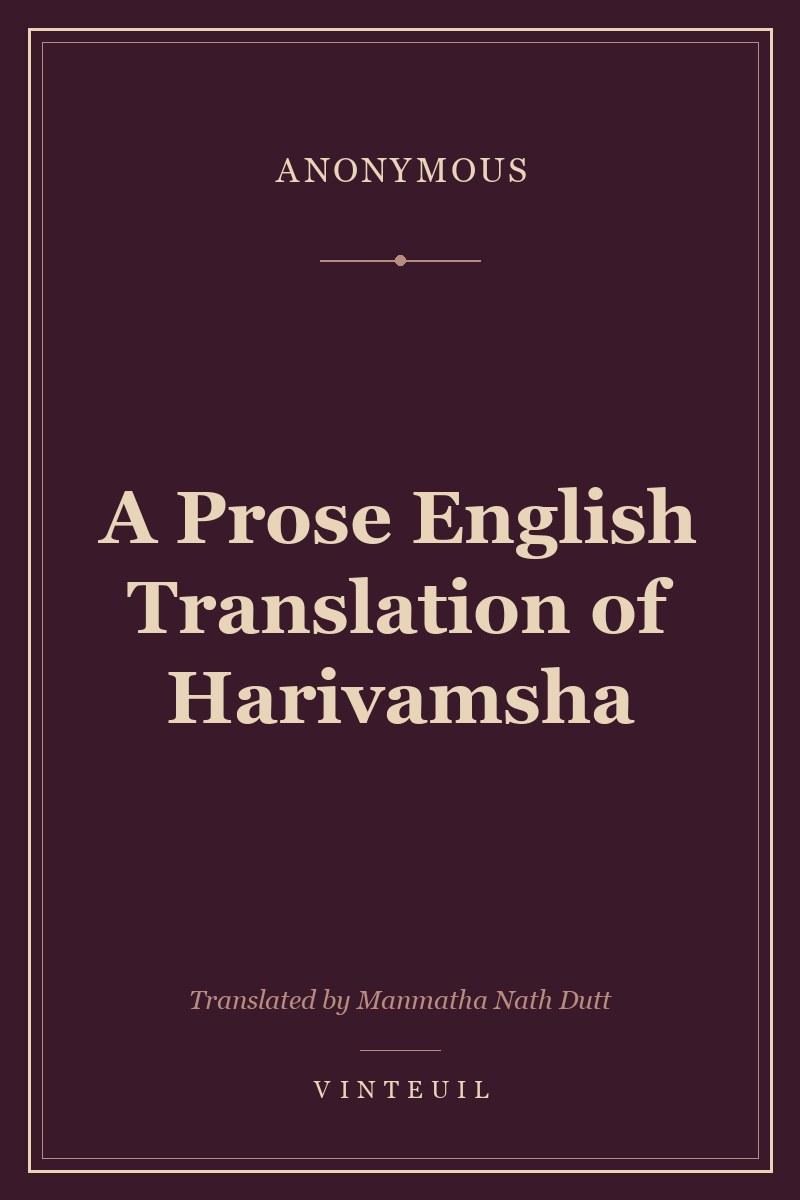 A Prose English Translation of Harivamsha