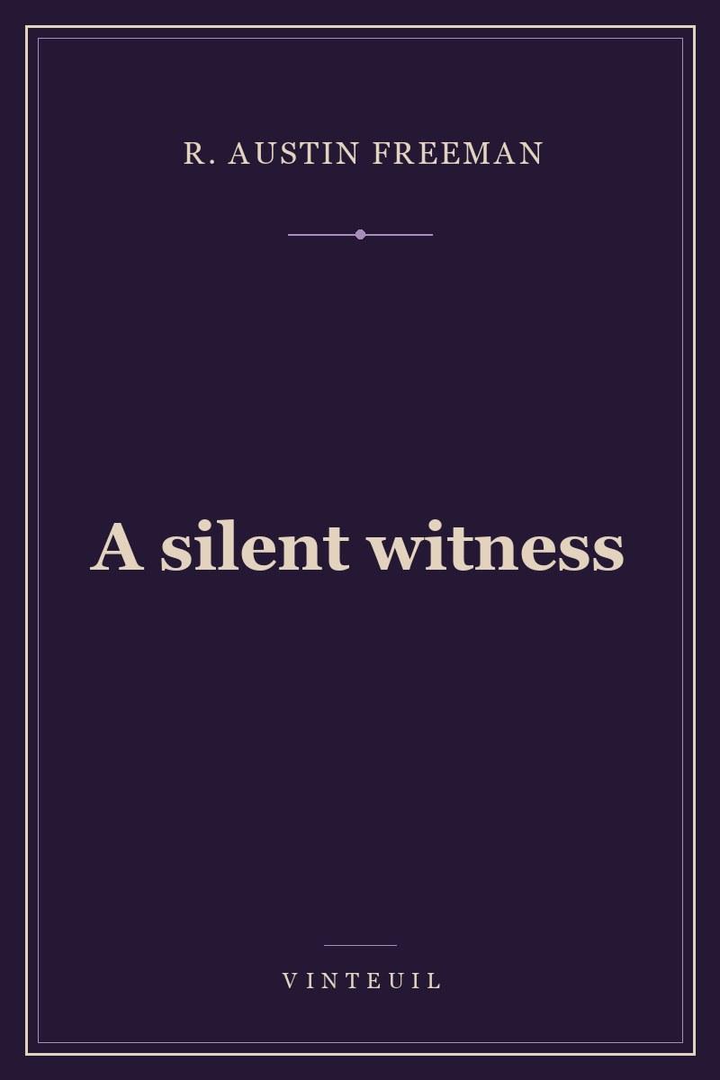A silent witness cover