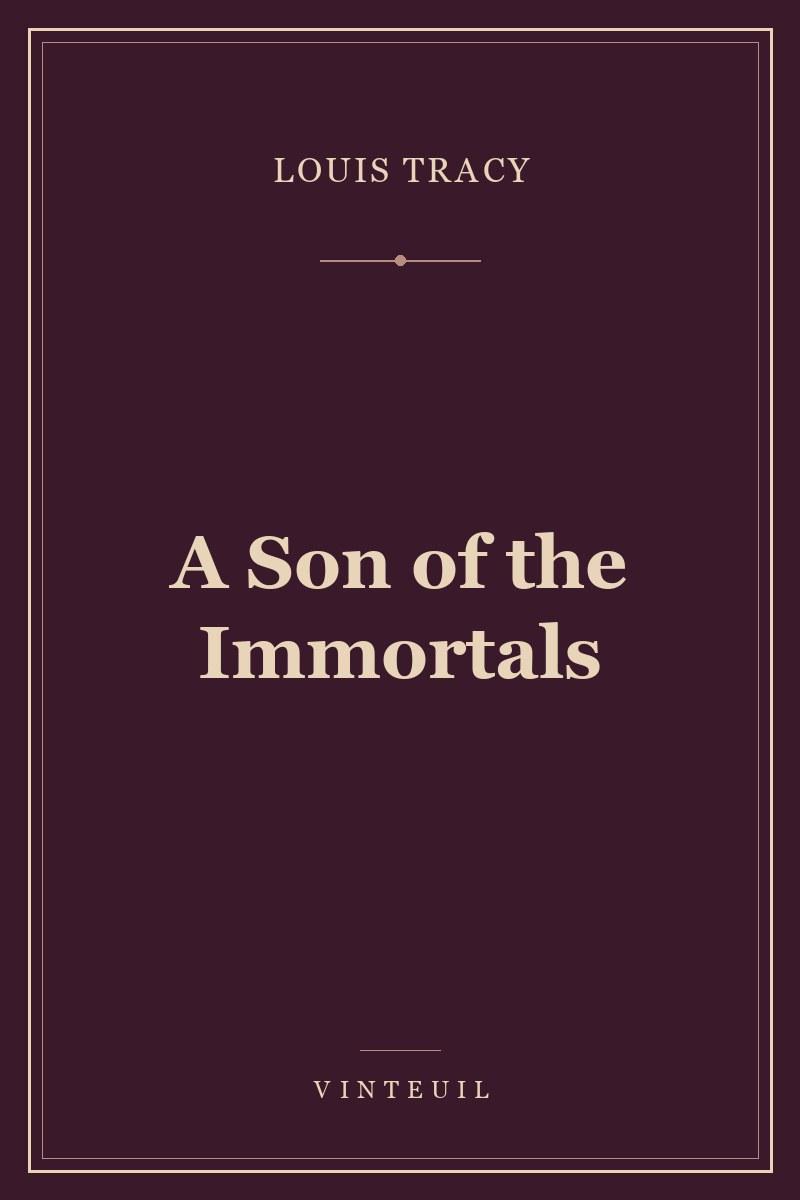 A Son of the Immortals cover