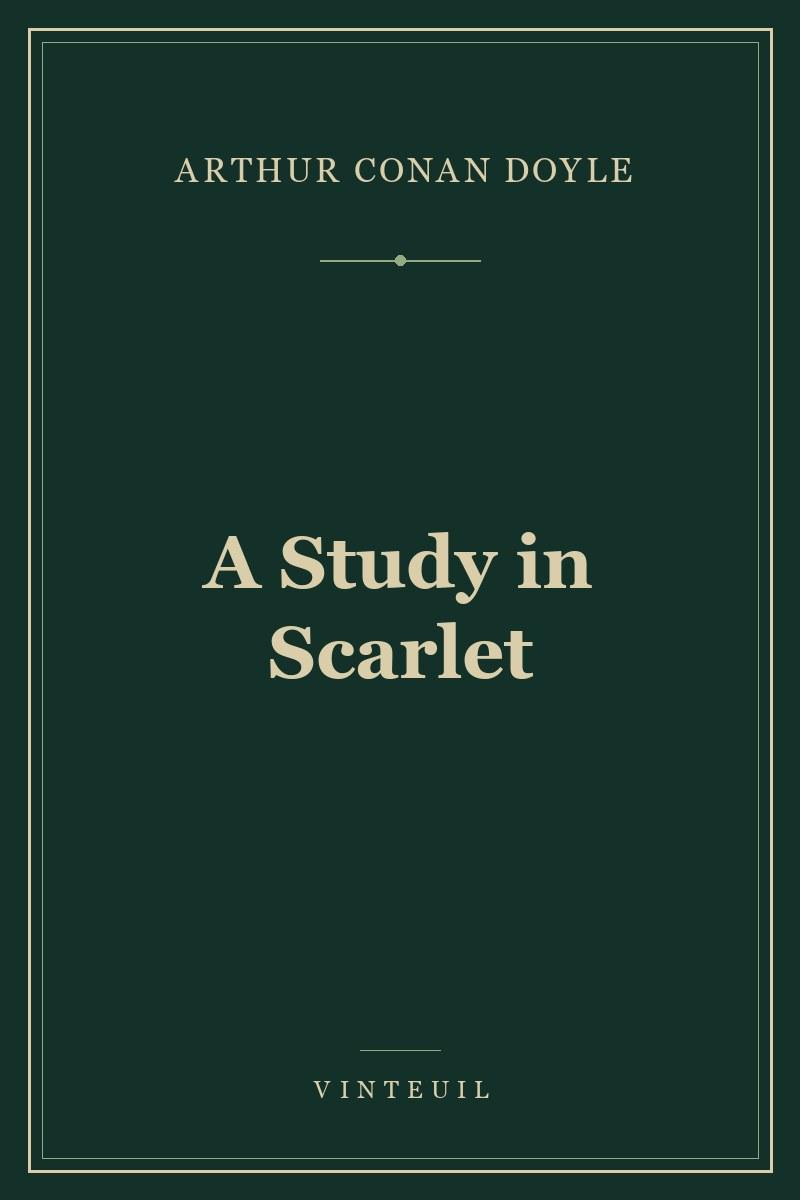 A Study in Scarlet