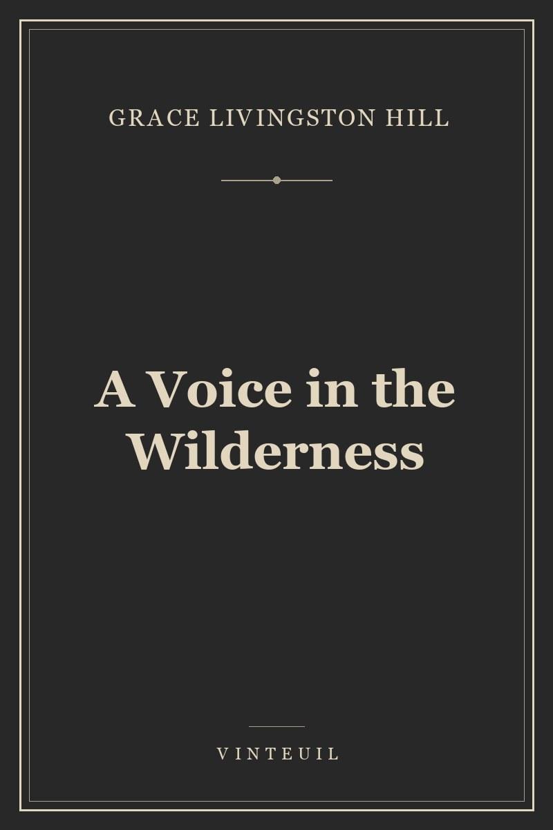 A Voice in the Wilderness cover