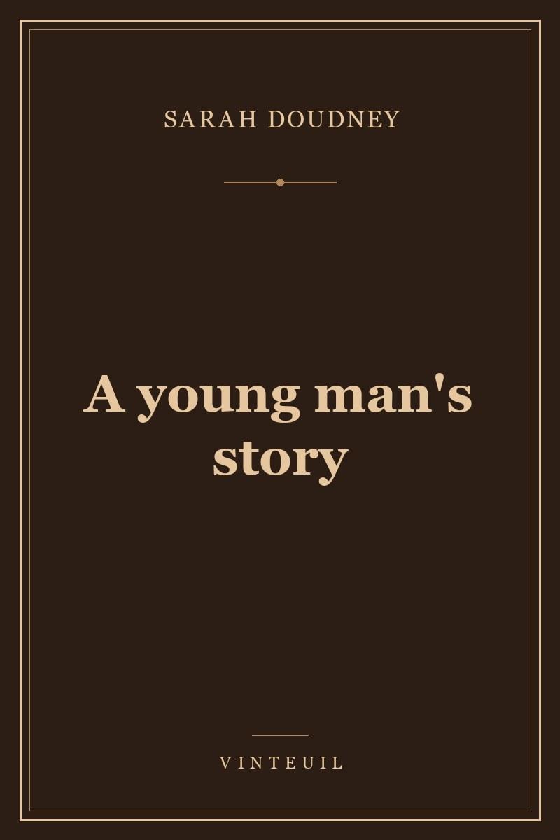 A young man's story cover