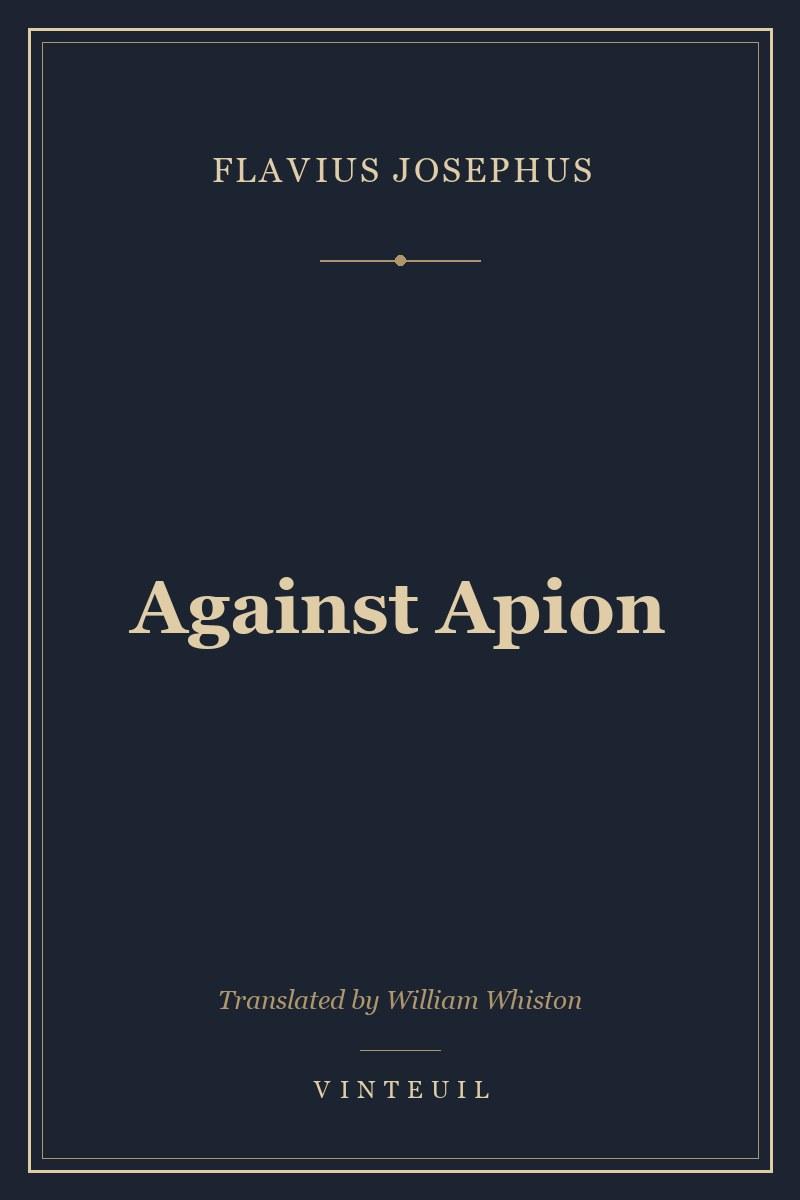 Against Apion cover