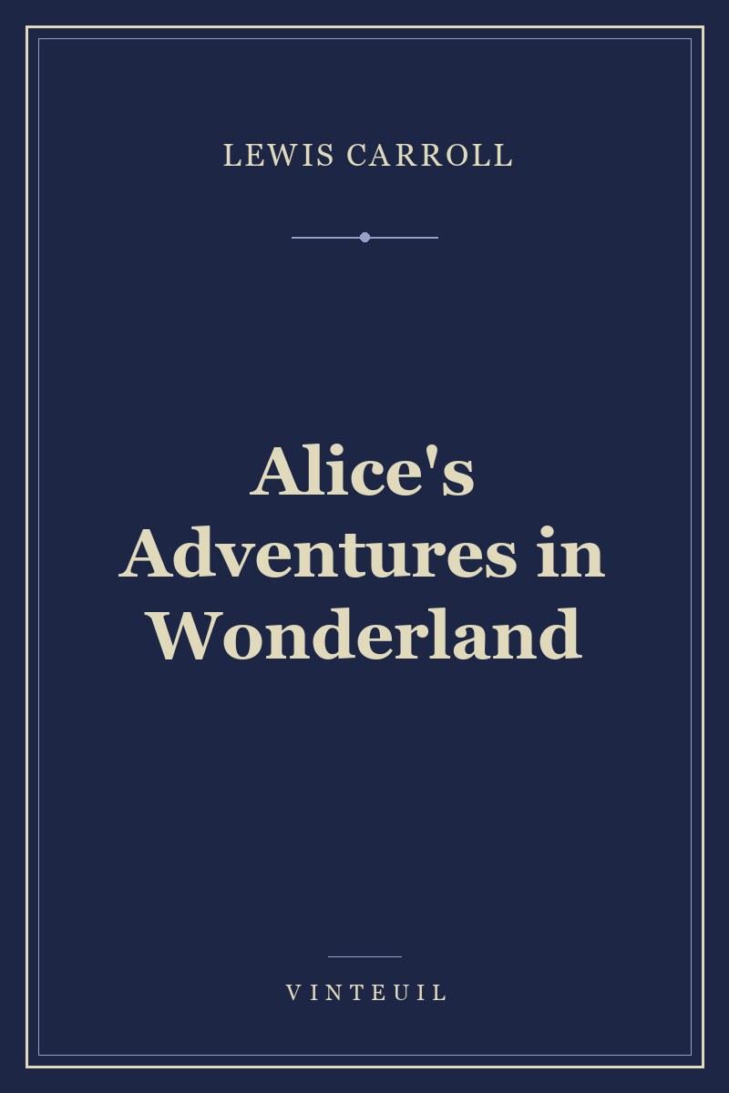 Alice's Adventures in Wonderland cover