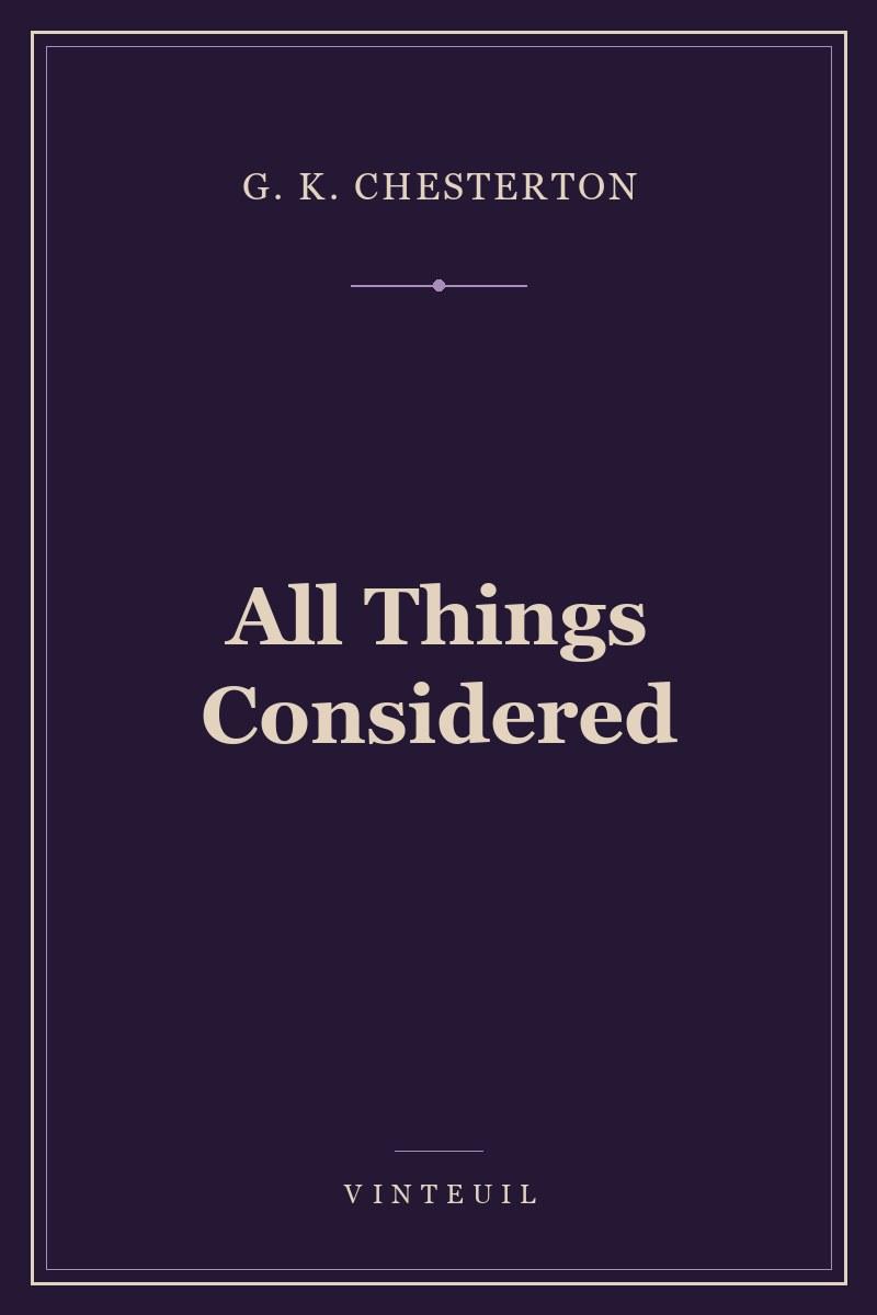 All Things Considered cover