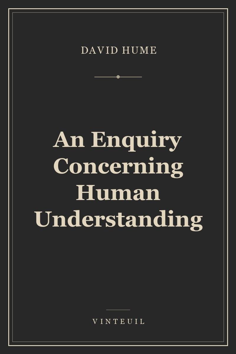 An Enquiry Concerning Human Understanding cover