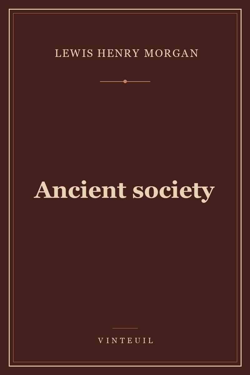 Ancient society cover