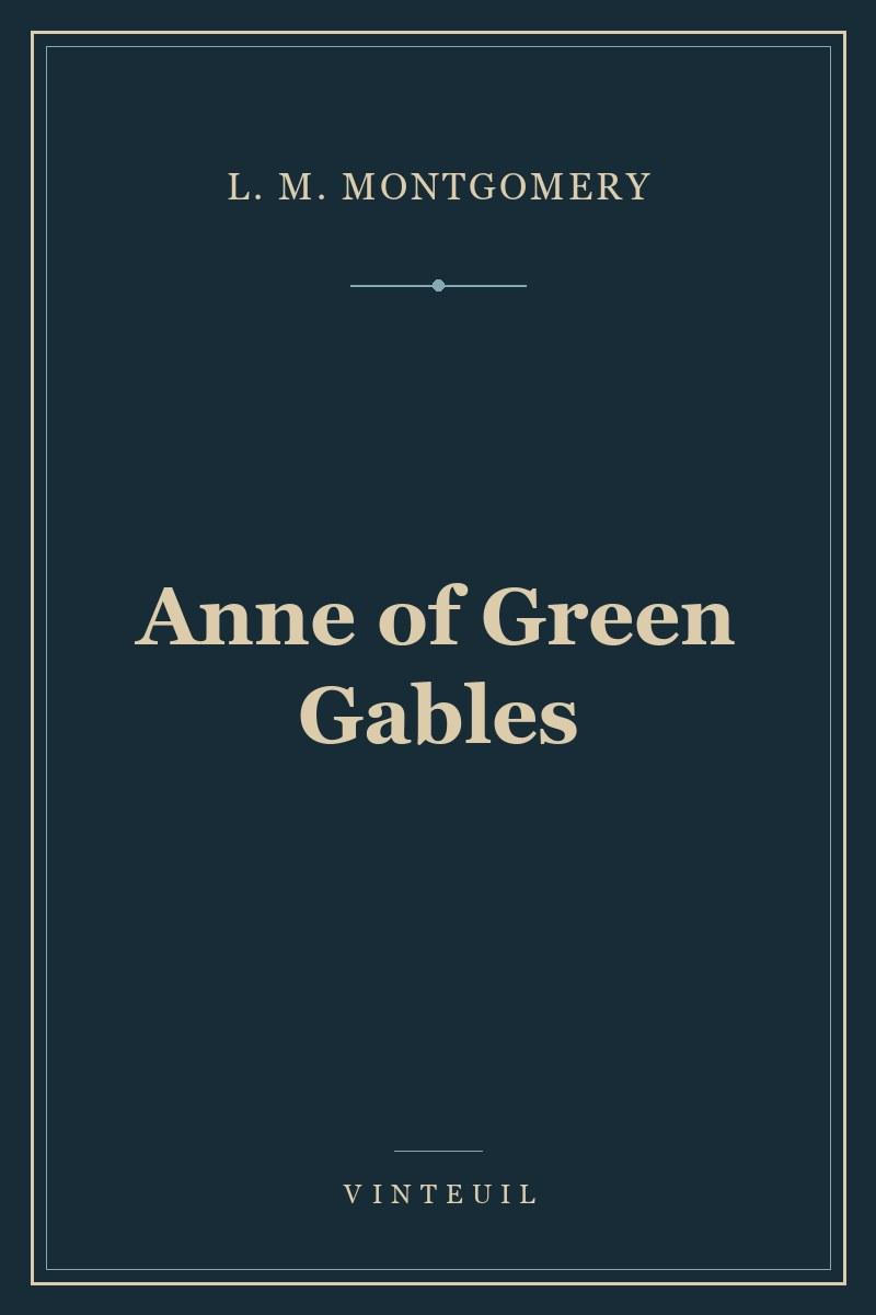 Anne of Green Gables cover