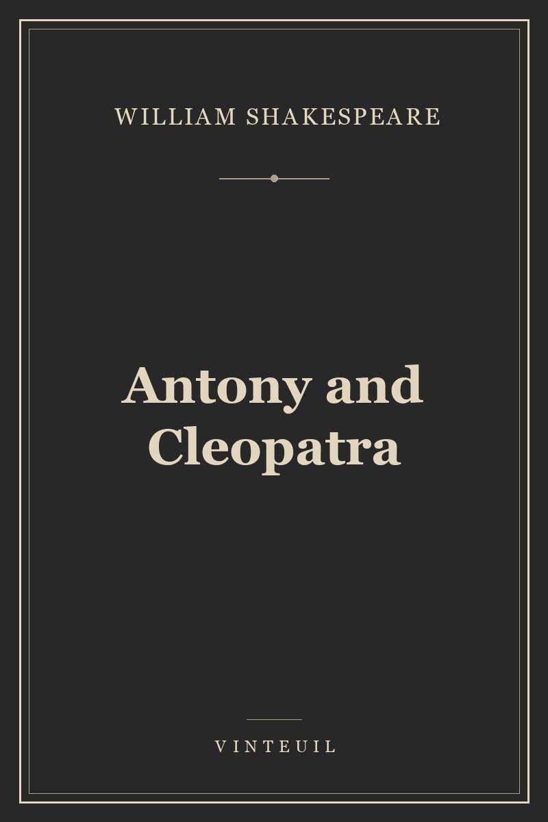 Antony and Cleopatra cover