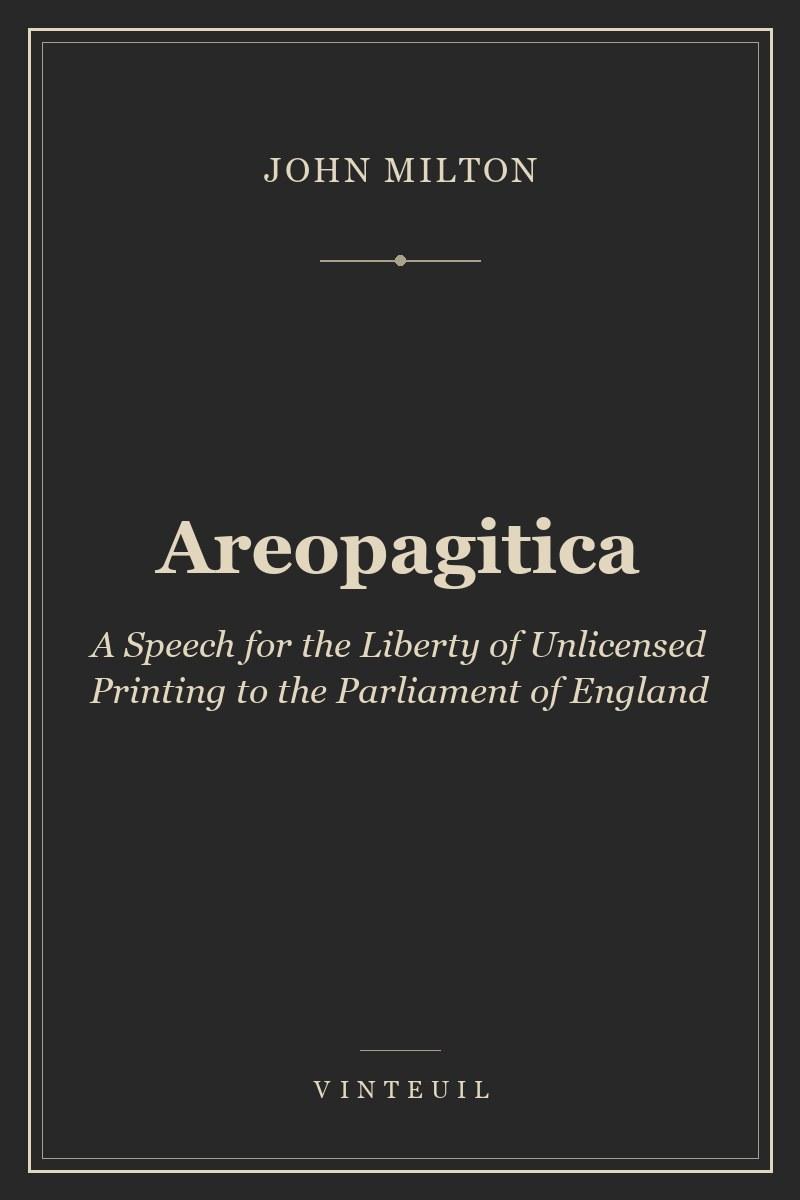 Areopagitica cover