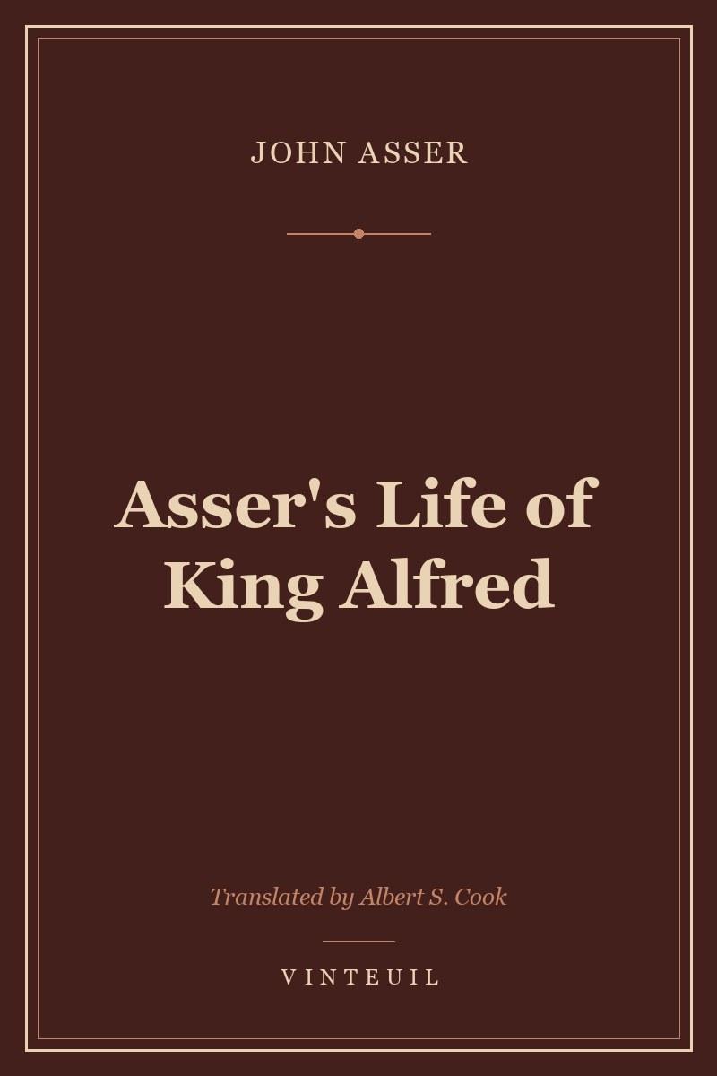 Asser's Life of King Alfred cover