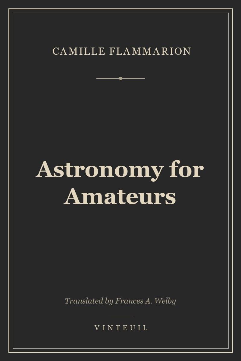 Astronomy for Amateurs cover