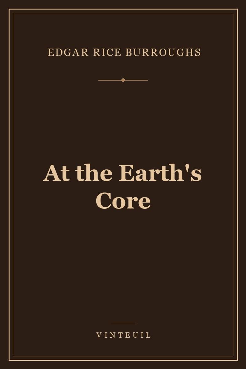 At the Earth's Core cover