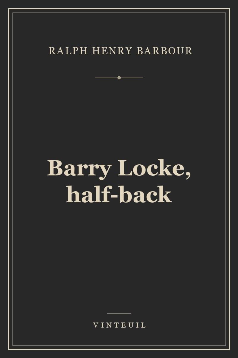 Barry Locke, half-back cover