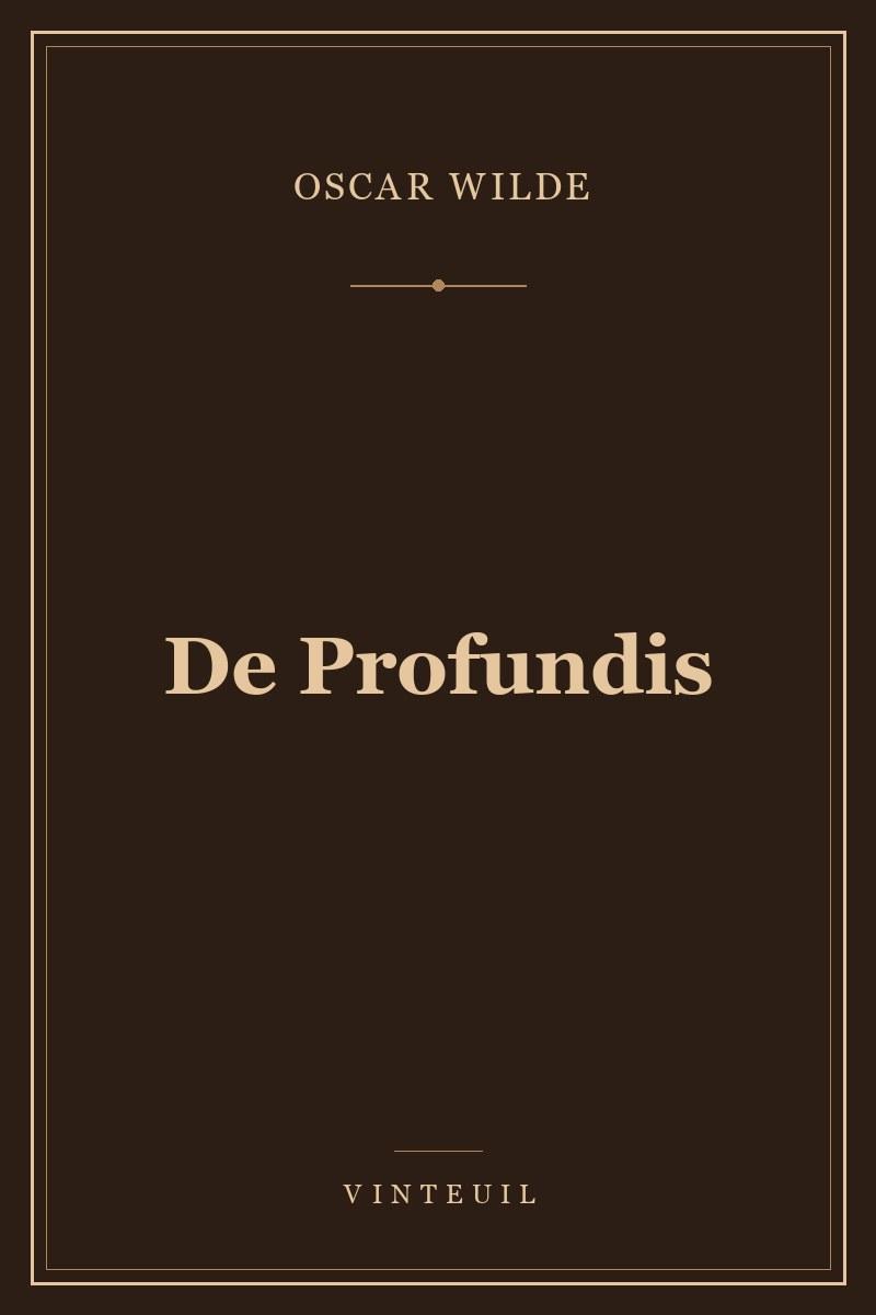 De Profundis cover