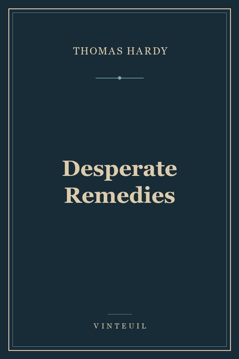 Desperate Remedies cover