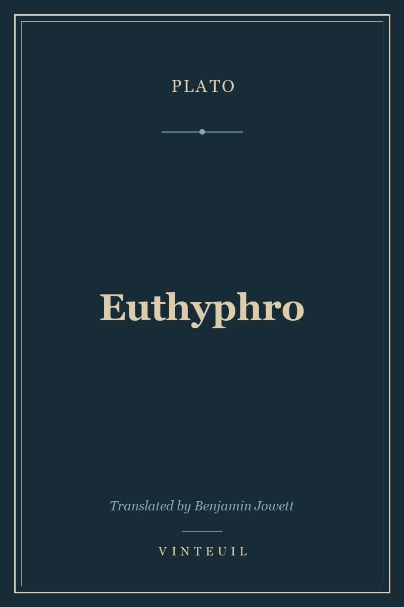 Euthyphro cover
