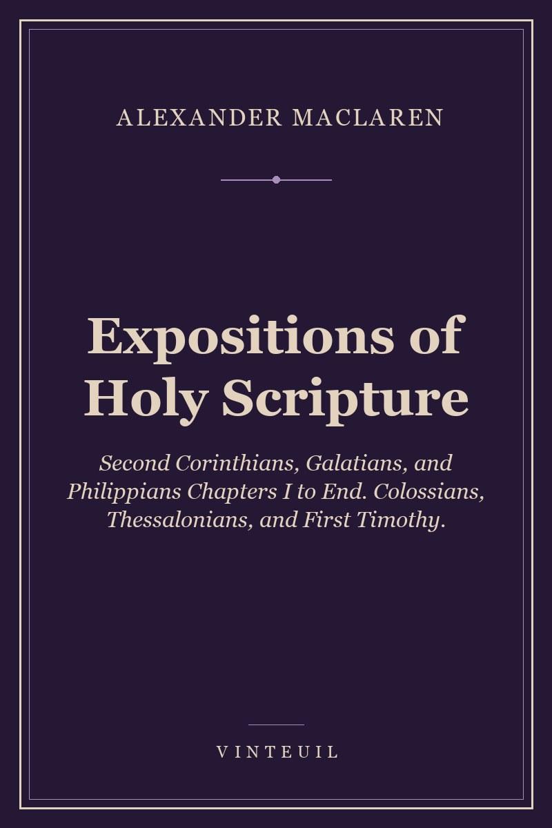 Expositions of Holy Scripture