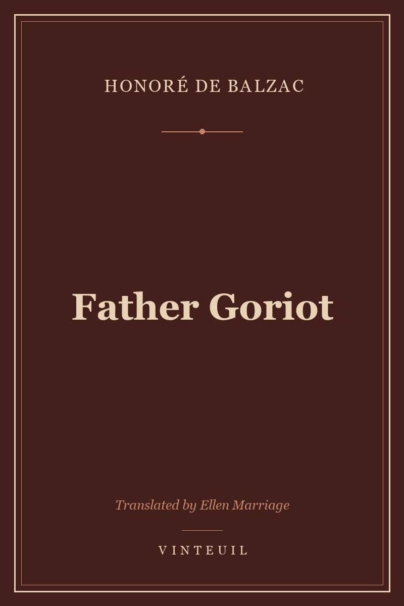 Father Goriot cover